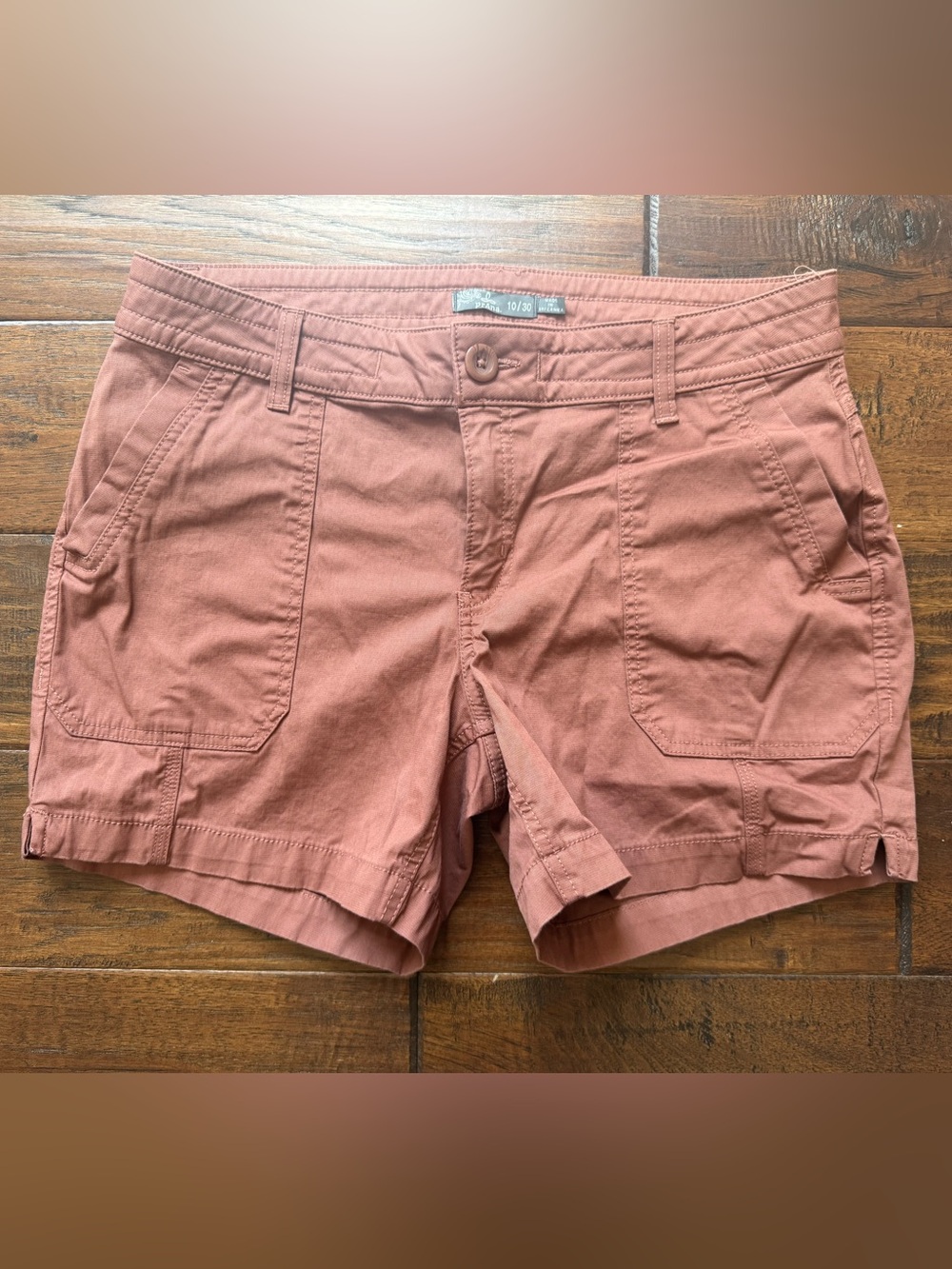Prana Women's Elle Terracotta Shorts Size 10